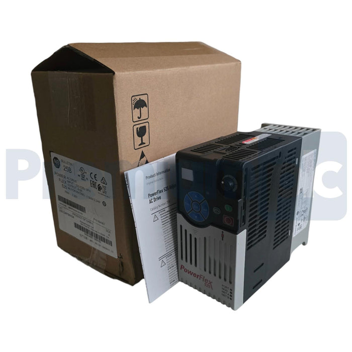 Allen Bradley 25B-D4P0N104 /A PowerFlex 525 AC Drive ENet/IP 2HP FRN. 7.001 NSMP