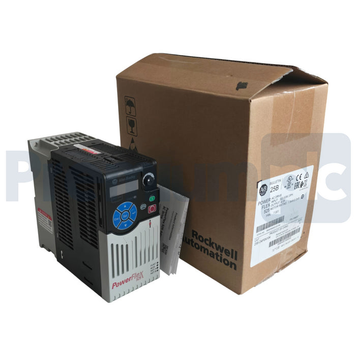 Allen Bradley 25B-D4P0N104 /A PowerFlex 525 AC Drive ENet/IP 2HP FRN. 7.001 NSMP