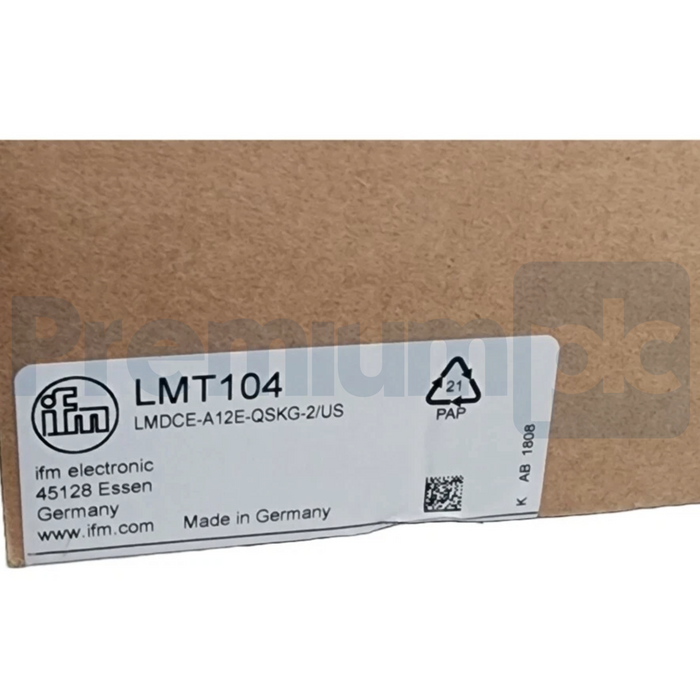 IFM EFECTOR LMT104 - LMDCE-A12E-QSKG-2/US Point Level Sensor 1/2" IO-Link NSMP