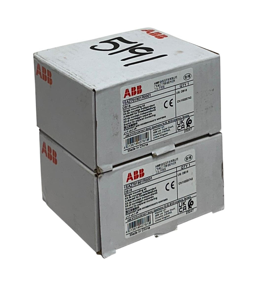 2 ABB 1SAZ701901R0001 / DB16 SINGLE MOUNTING KITS FOR T16 OEM NSMP