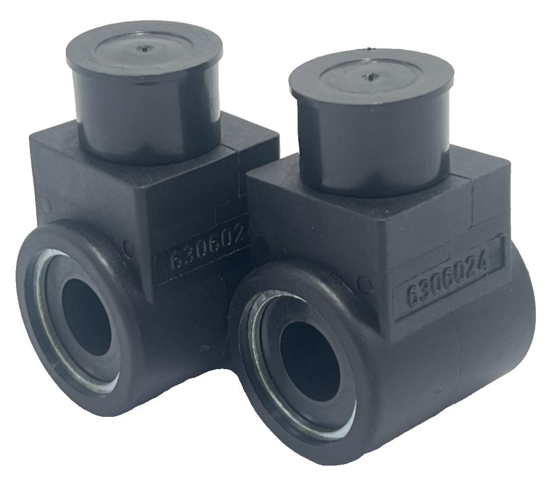 LOT OF 2 HydraForce 6306024 SOLENOID VALVE COIL 3-PRONG OEM NSNP