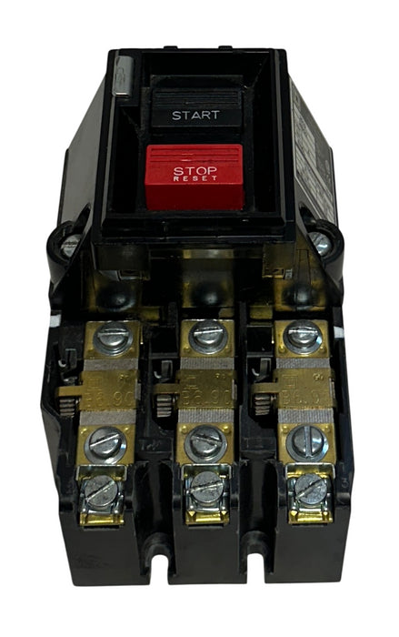 SQUARE D 2510-MBG2 / 2510MBG2 MANUAL MOTOR STARTER SIZE M-0 *NO ENCLOSURE USNP