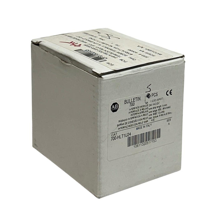 5 ALLEN BRADLEY 700-HLT1U24 /A BULLETIN 700 INTERFACE MODULES 24VAC/DC NSMP