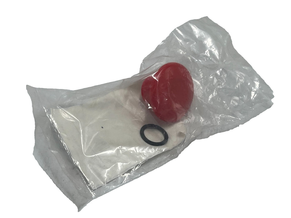 Siemens 52RC3D2 Red Plastic Mushroom Head Cap 30mm 1-3/4" Dia Non-Illuminated