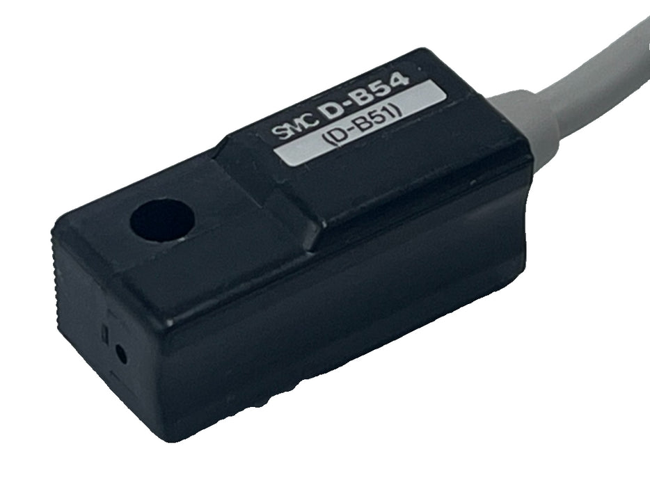 (3) SMC D-B54 Inline Reed Auto Switch Sensor 2-Wire 24VDC 200VAC Band Mount NSNP