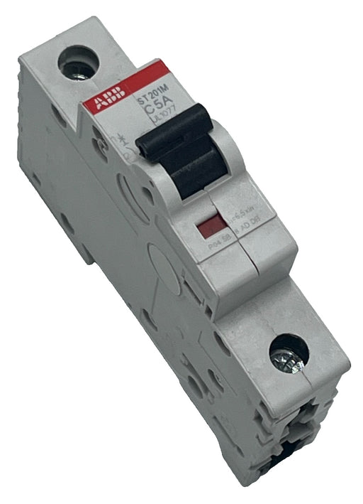 (3) ABB ST201M-C1 Miniature Circuit Breaker 1A 1-Pole C-Curve UL 1077 DIN Rail