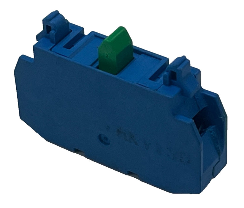 (2) IDEC YW-E10 Contact Blocks 1NO, W/ (2) YW-1B-V Selector Switch operator head