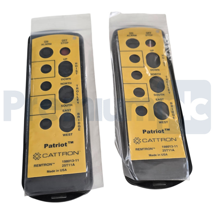 CATTRON 198013 Remtron Patriot Crane Control System 25R11A & (2) 25T11A NSMP