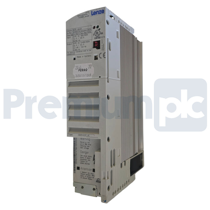 Lenze E82EV222K4C 8200 Vector Inverter 3P 400V 2.2kW E82EV222_4C 00490376 NSMP