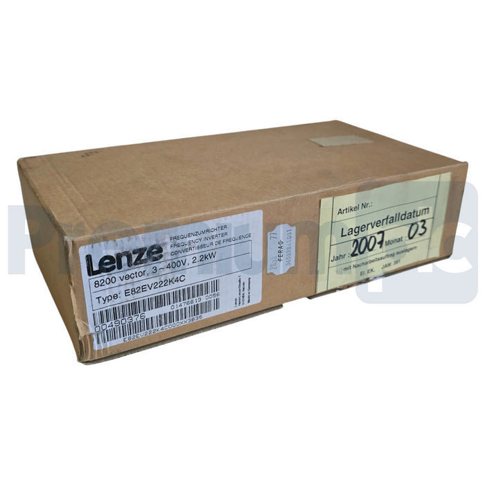 Lenze E82EV222K4C 8200 Vector Inverter 3P 400V 2.2kW E82EV222_4C 00490376 NSMP