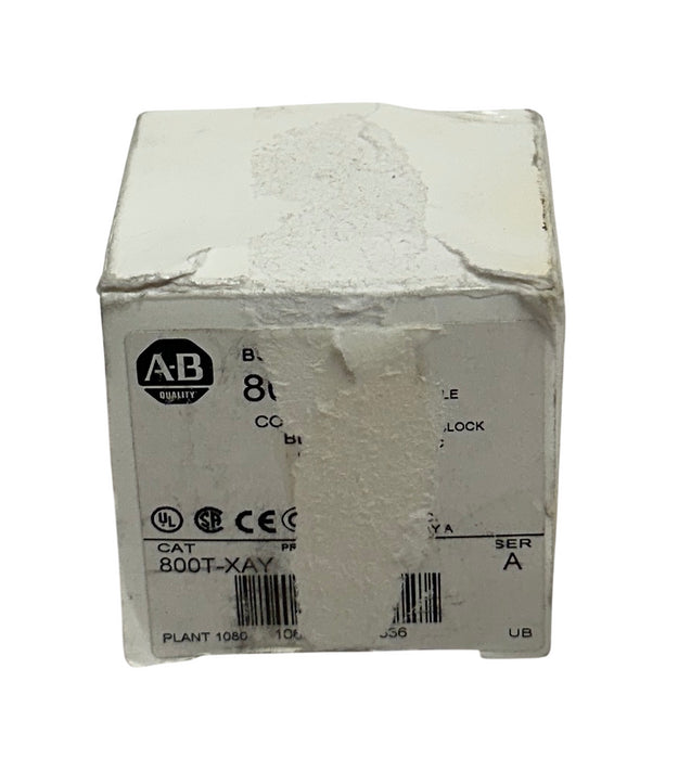 ALLEN BRADLEY 800T-XAY /A BULLETIN 800T STACKABLE CONTACT BLOCK AC/DC NSMP