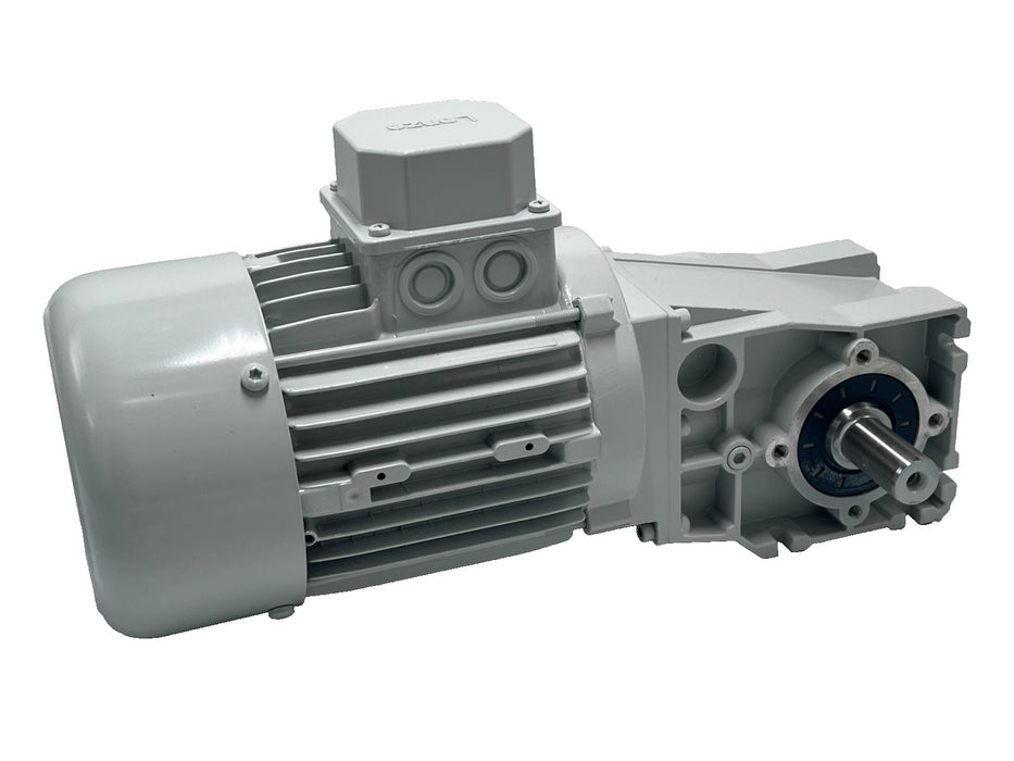 LENZE GKR03-2M VBR 071C32 Geared Motor 1.5 HP 1.1 kW 230/460V 3-Ph Helical-Worm