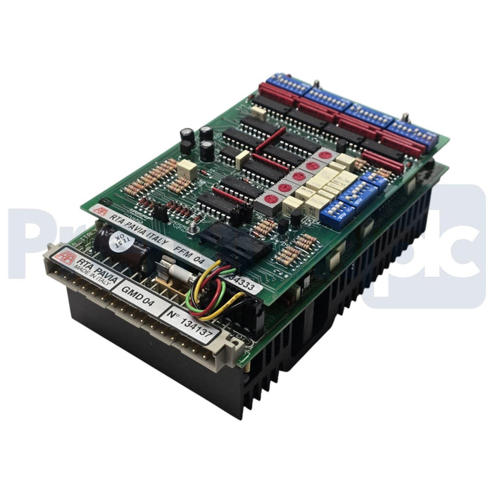 RTA PAVIA GMD-04 GMD Stepping Motor Drive 95-130VDC w/ FFM-04 Input Module NSNP