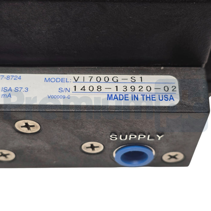 VRC VI700G-S1 Electro-Pneumatic Valve Positioner 4-20mA 30-150PSI VI700G NSNP
