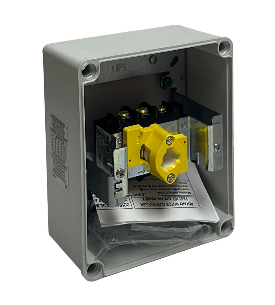 BRYANT 66033D ROTARY MOTOR CONTROLLER 30A / 600VAC MAX DISCONNECT SWITCH NSNP