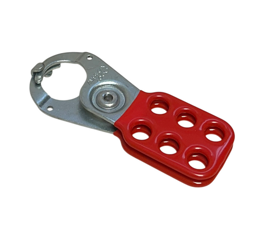 7 AMERICAN LOCK / MASTER LOCK 4EMY4A SAFETY LOCK-OUT HASP 1'' L080 OEM RED NSMP