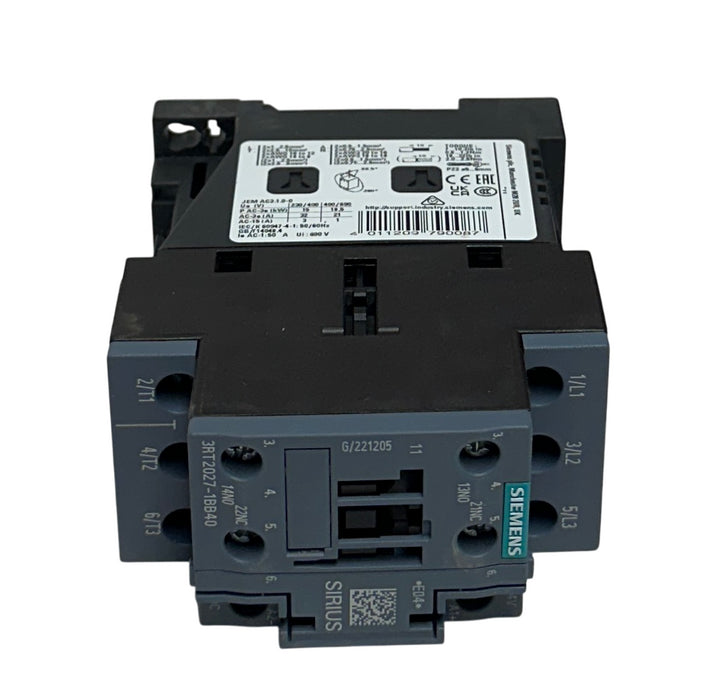 SIEMENS 3RT2027-1BB40 / 3RT20271BB40 SIRIUS IEC MAGNETIC CONTACTOR 32A 24V NSMP