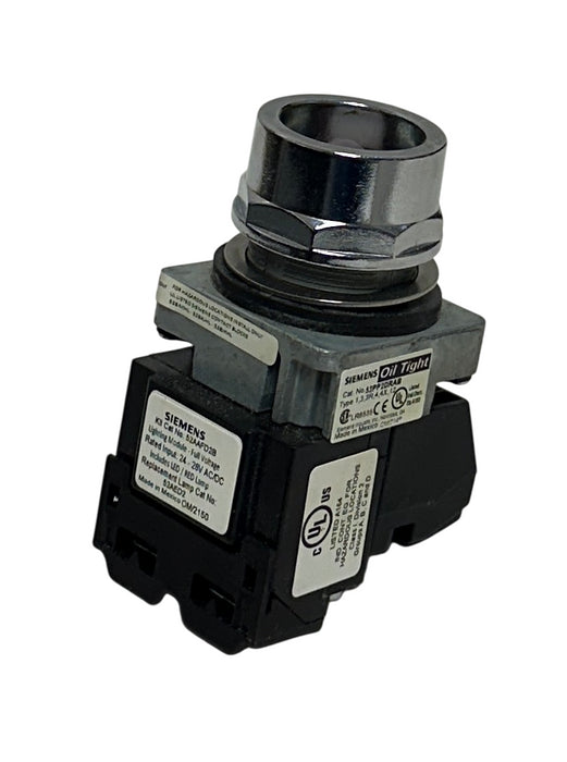 SIEMENS 52PP2DRAB Oil Tight PUSH-PULL OPERATOR PUSH BUTTON 24V RED 2-POS NSMP *