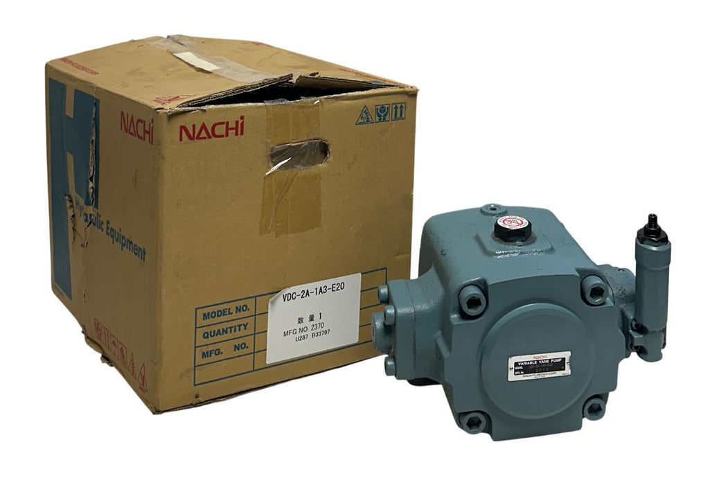 NACHI VDC-2A-1A3-E20 Hydraulic Variable Vane Pump 7.9GPM @ 1800RPM 1" Shaft NSMP