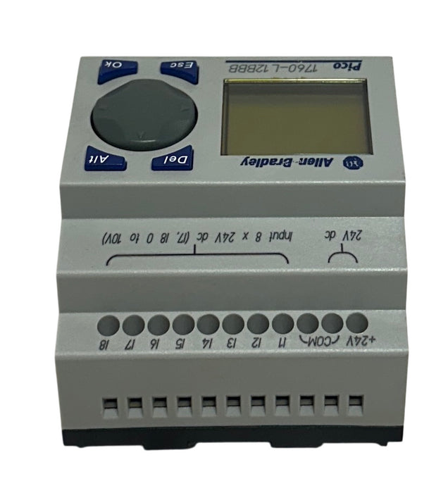 ALLEN BRADLEY 1760-L12BBB /B Pico DC CONTROLLER 24VDC Rev. D 2W 1760L12BBB USNP