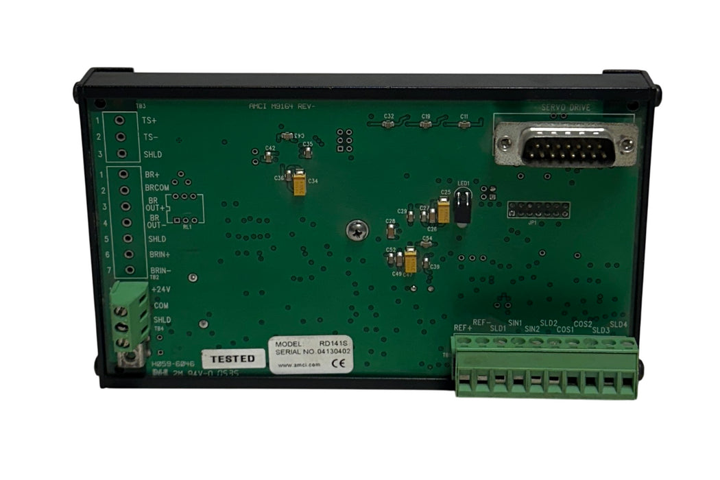 AMCI RD141S SLAVE RESOLVER TO DIGITAL CONVERTER INTERFACE MODULE 24VDC USNP