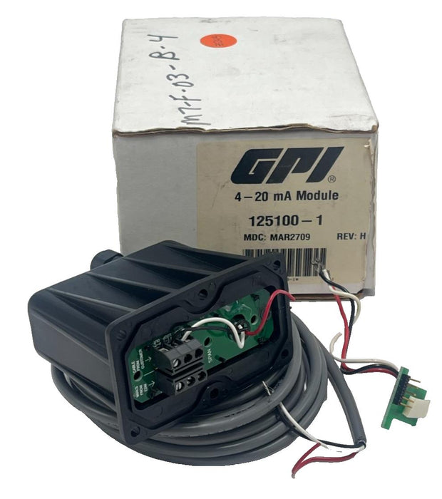 GPI METERS 125100-1 Transmitter Module 4-20mA for G2 Series Turbine Flow Meters