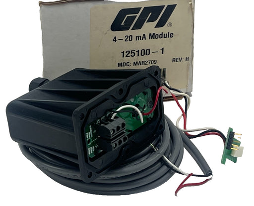 GPI METERS 125100-1 Transmitter Module 4-20mA for G2 Series Turbine Flow Meters