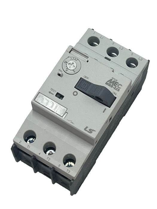 (2) LS Electric MMS-32S-10A Manual Motor Starter Protector 6A to 10A 3-Pole NSMP