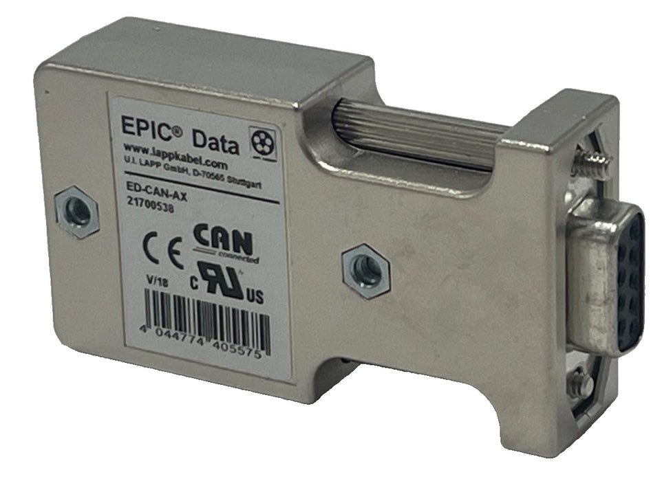 EPIC DATA ED-CAN-AX CAN-BUS Connector Sub-D 9-Pin Fieldbus Connector LAPP BRAND