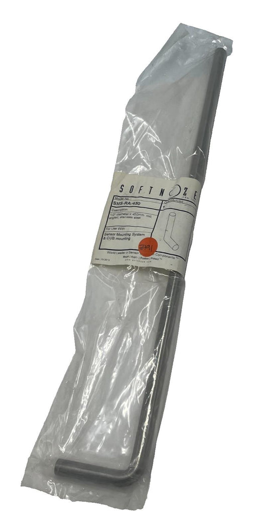 SOFTNOZE SMS-RA-450 Angled Sensor Mounting Rod 1/2" Diameter x 450mm S.S, NSFS