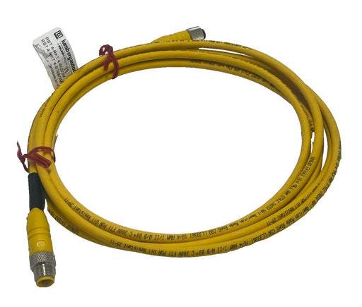 LUMBERG RST 4-RKT M12 Male Straight to Female Straight 4-Pin Cordset 1142mm