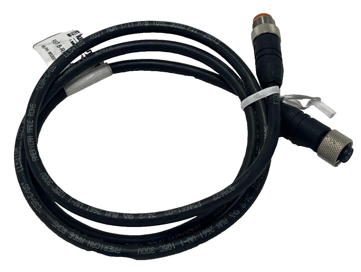 BELDEN 600001998 | LUMBERG Automation RST 8-RKT 8-Pin M12 Male Straight Cable 1M