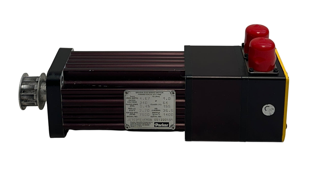 PARKER J0702FE-KMSB Gemini J-Series AC SERVO MOTOR 0.45kW 340V IP64 w/BRAKE USNP