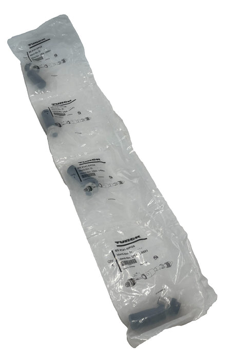 LOT of 4: Turck BS 8141-0/PG9 M12 Male 4-Pin Field Wireable Connector IP67 PG9