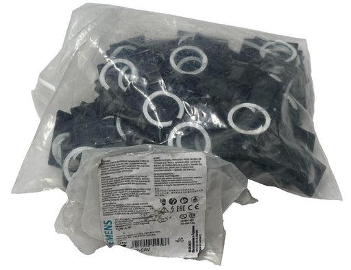 LOT OF 100 Siemens 3SB3922-0AV Label Holder Plastic for 3SB3 Pushbuttons NSNP