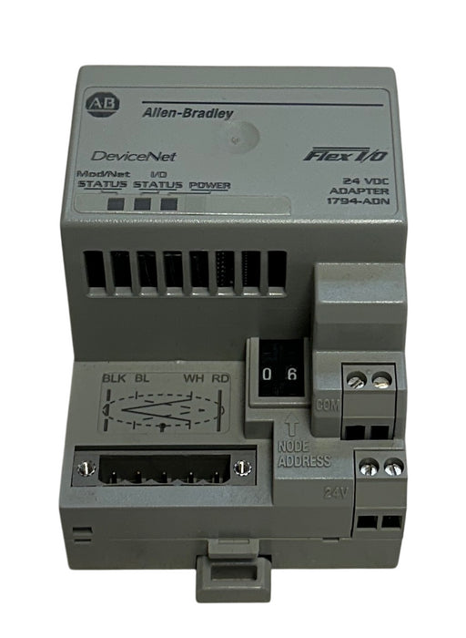 ALLEN BRADLEY 1794-ADN /B Flex I/O DeviceNet ADAPTER MODULE 24VDC 96494871 USNP