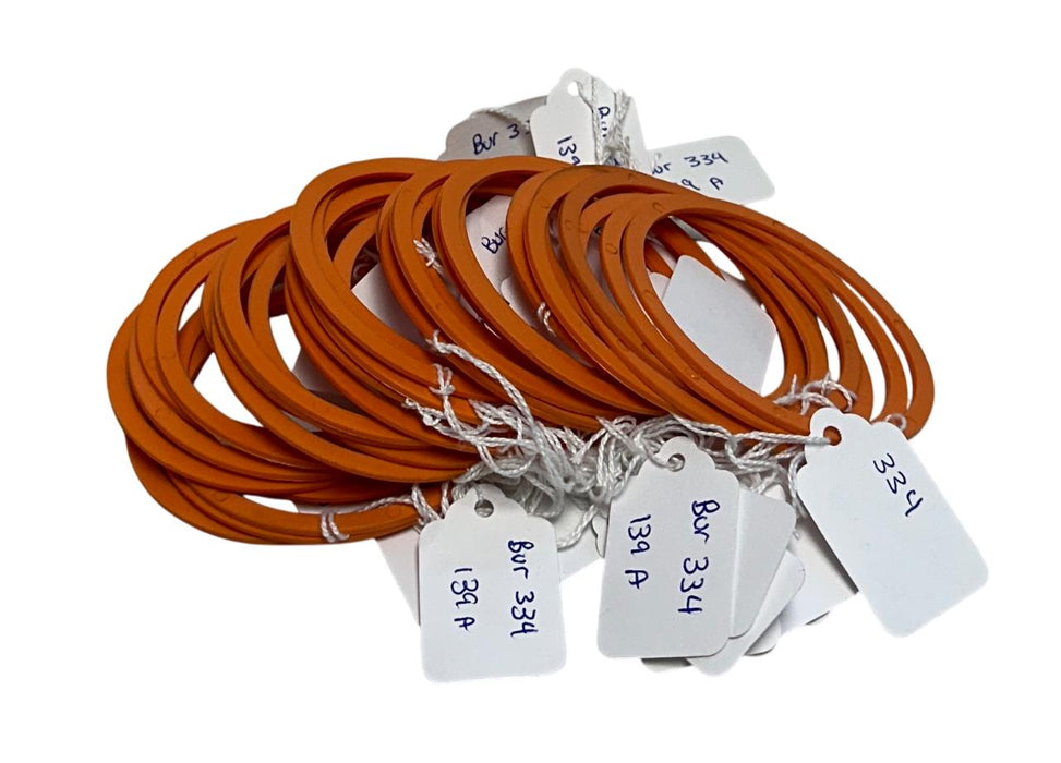 38 TRIPLEX MGNewell BUR334 Back-Up Rings #334 POLYMITE ORANGE OEM BUR 334 NSNP