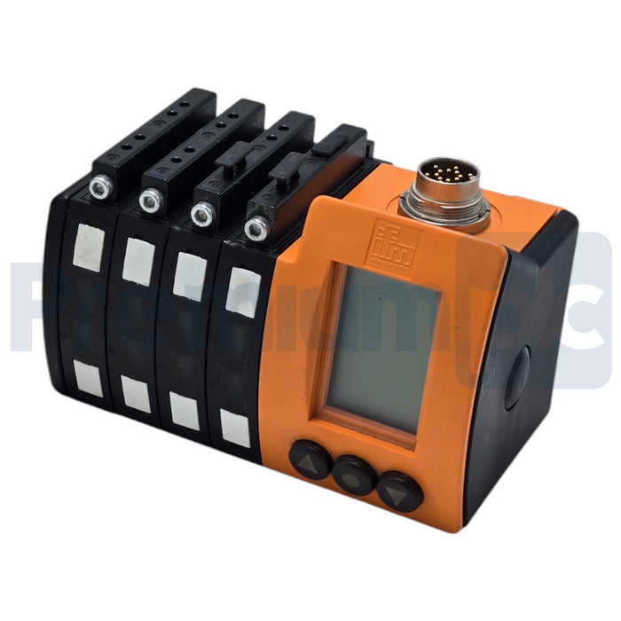 IFM Efector OOF-FPKG/M16/KL8 | OO5003 Fiber Optic Amplifier 8CH 12-36VDC NSNP