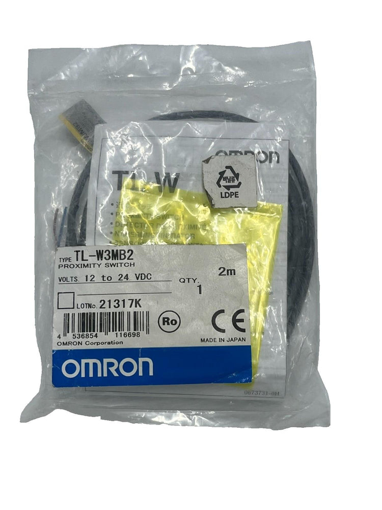 OMRON TL-W3MB2 Proximity Switch Sensor NPN NO 3mm Sensing Distance 10-30VDC NSFS