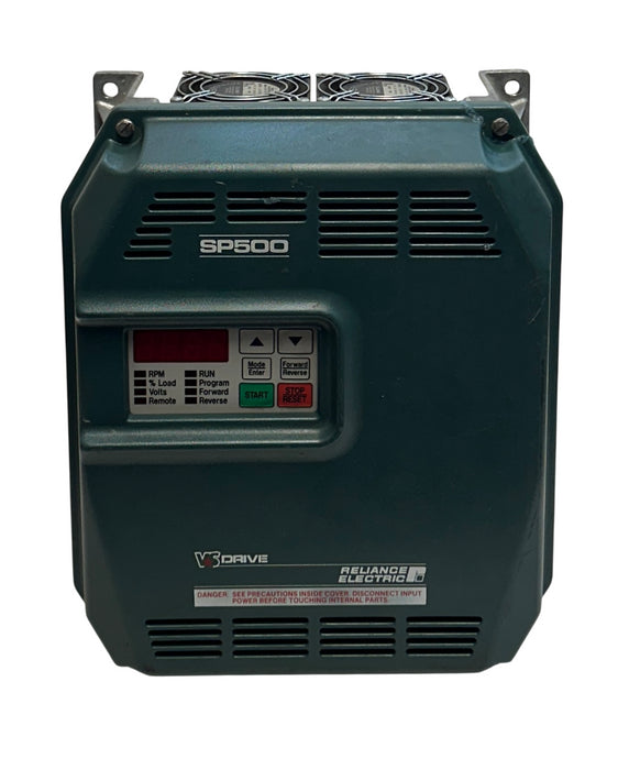 RELIANCE ELECTRIC 1SU21005 / SP500 VS DRIVE AC Drive 5HP 200-230VAC 3PH USNP