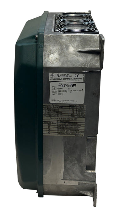 RELIANCE ELECTRIC 1SU21005 / SP500 VS DRIVE AC Drive 5HP 200-230VAC 3PH USNP