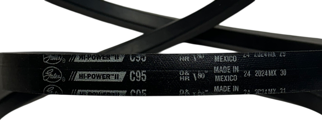 GATES 9004-2095 / C95 HI-POWER II V-Belt V80 Series 99'' TOTAL LENGTH QTY NSNP