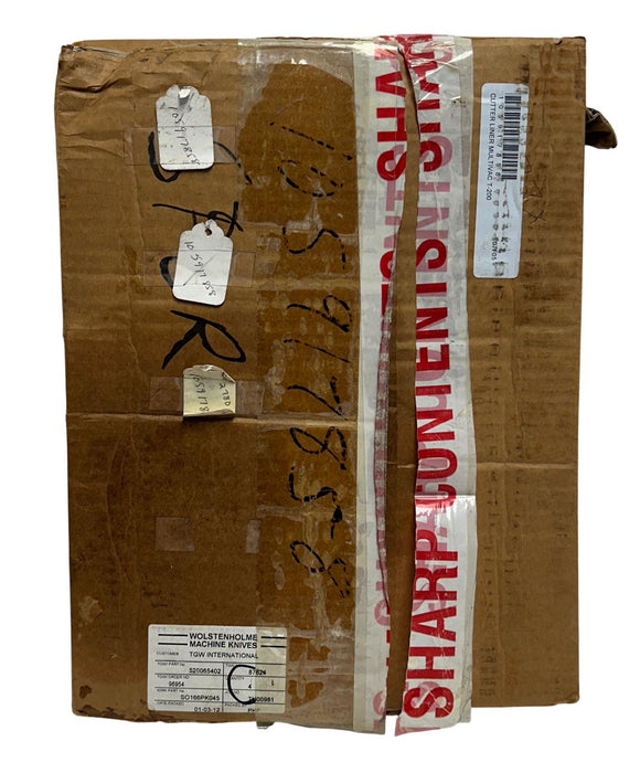 4 WOLSTENHOLME SO166PK045 / 105917858 / 520065402 Multivac T-200 Cutters NSMP