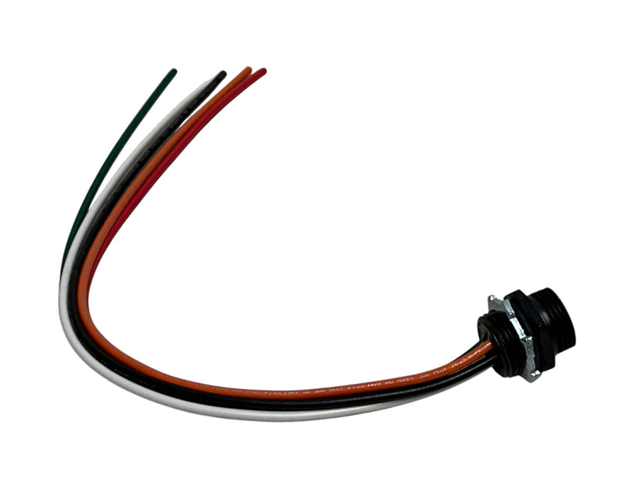 5 LUMBERG RSF 50-677/1F Connector 7/8'' Male Receptacles 5-Pole 1' WIRE NSNP