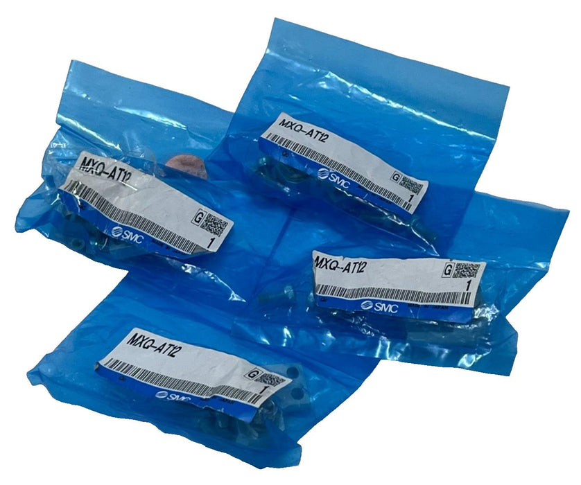 (4) SMC MXQ-AT12 Stroke Adjuster Retraction End - MXQ 12mm Bore Air Slide Table