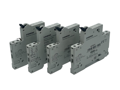 (4) Siemens 5ST3010 Auxiliary Circuit Switch 1 NO + 1 NC - Mini Circuit Breaker
