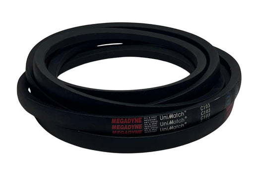 MEGADYNE C103 UniMatch C Series V-Belt Oil/Heat Resistant 7/8'' W 107'' L NSMP