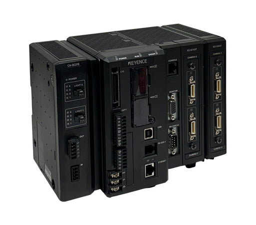KEYENCE XG-8702P Multi-Camera Vision Controller CA-DC21E Light Unit XG-E800 Ext