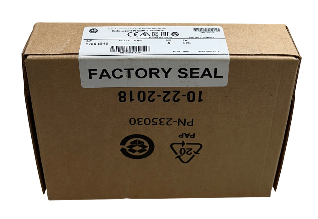 ALLEN BRADLEY 1756-IB16 /A ControlLogix 16 Point DC Digital Input Module NSFS