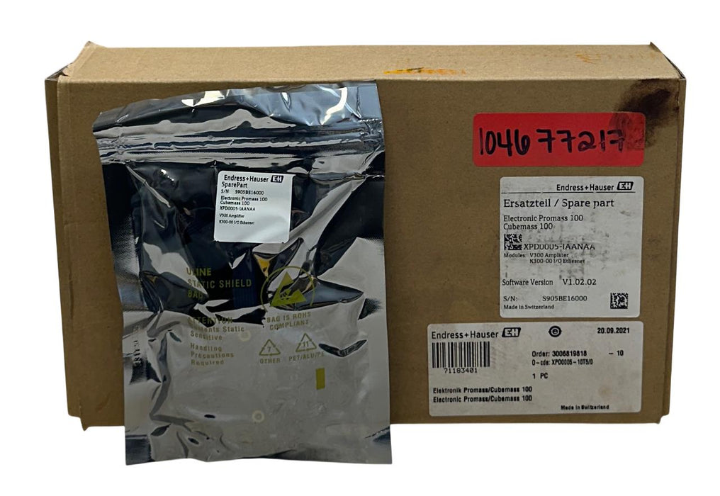 Endress+Hauser XPD0005-IAANAA Electronic Promass 100 / Cubemass 100 V300 NSMP